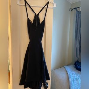 Black lace homecoming dress size XS